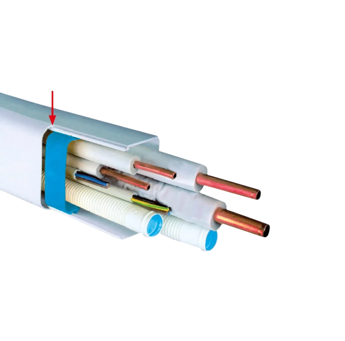 ПВЦ канал бял SONIA 65 x 50 мм, L 2000 - ORENDA THERM