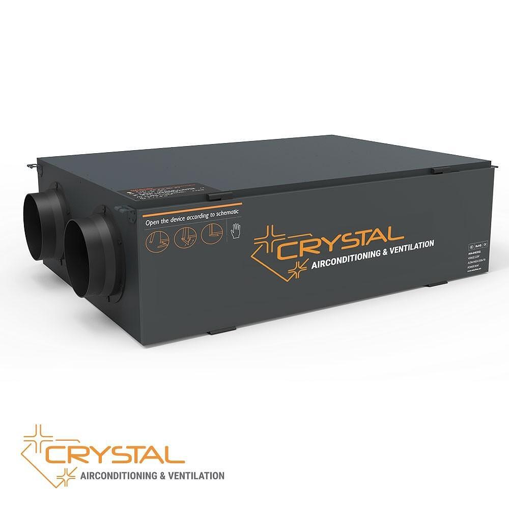 Рекуперативен блок CRYSTAL Eco - 2000, 2000m3/h - ORENDA THERM