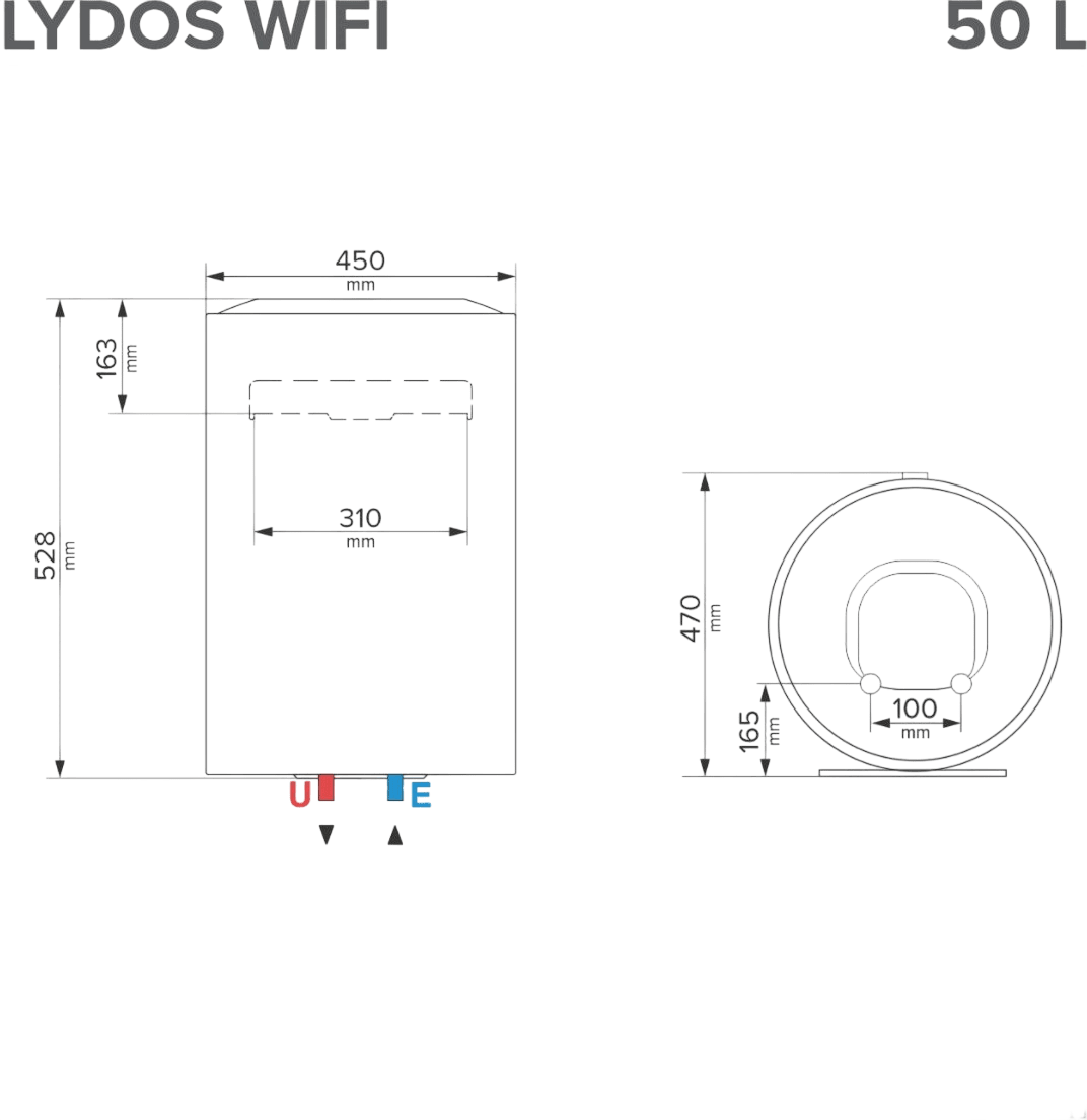Бойлер ARISTON LYDOS WI - FI 50 л - ORENDA THERM