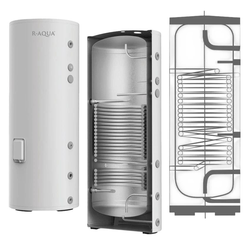 Бойлер R - AQUA CHWH - 200L неръждаем - ORENDA THERM