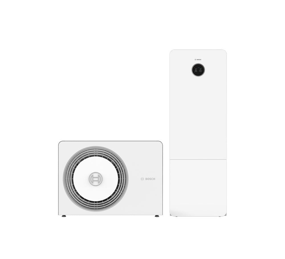 Bosch Compress 5800i AW — външно тяло и вътрешна кула с бойлер