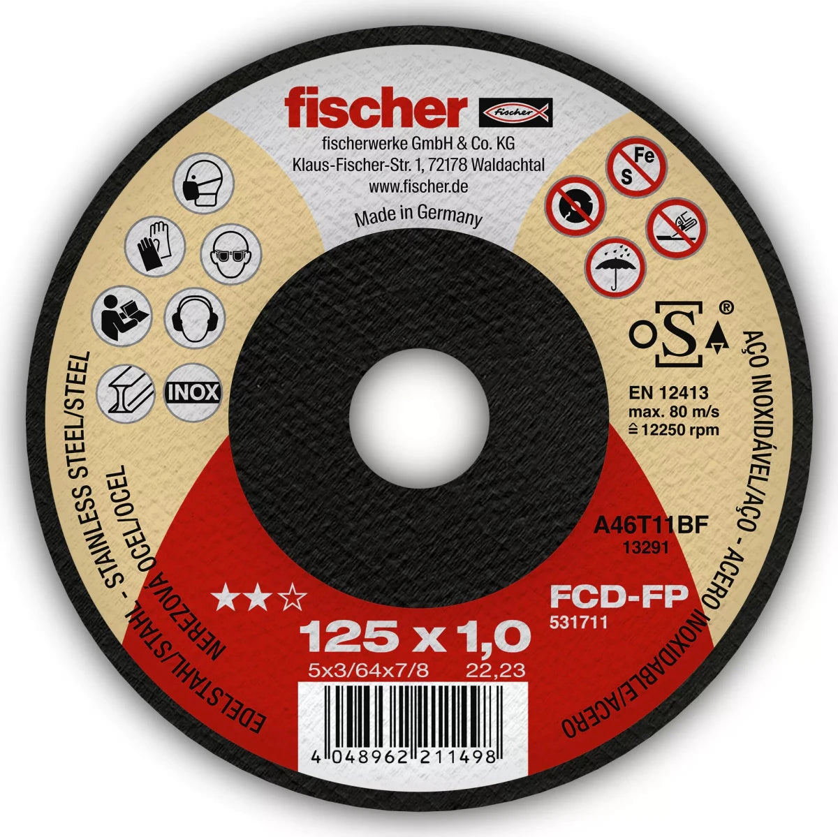 Диск за метал FCD - FP 230 x 1,9 x 22, 23 plus - ORENDA THERM