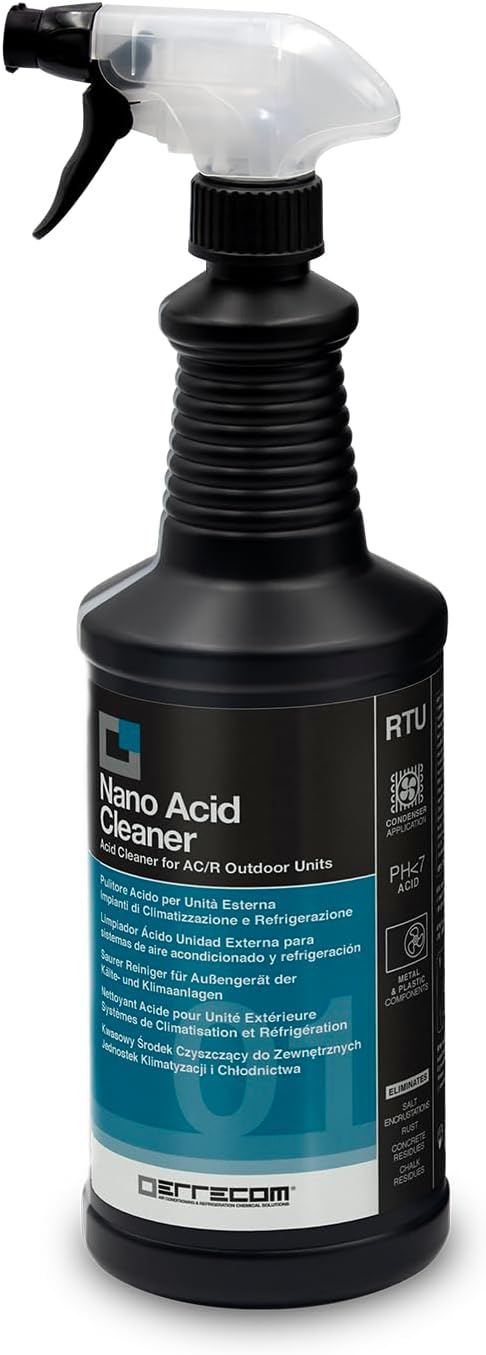 Errecom Nano Acid Cleaner 1 л — етикет и маркировка