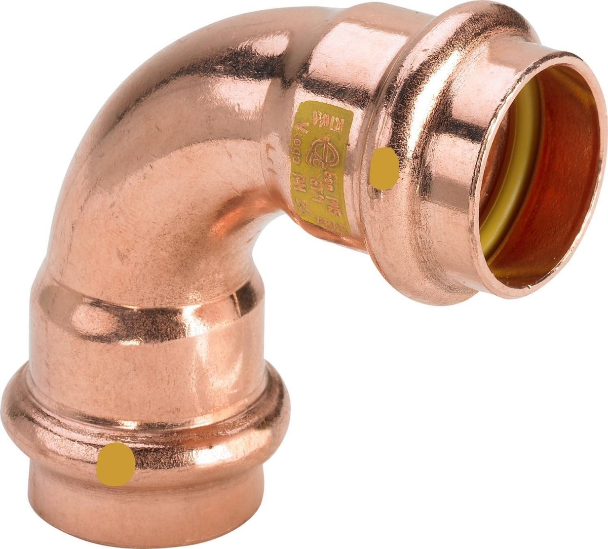 Мед прес коляно за газ ф15 - ORENDA THERM