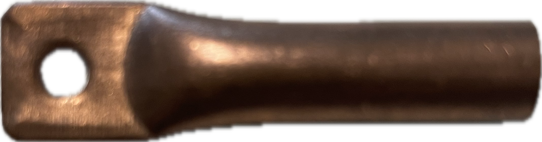 Медна тръбичка с отвор за ключодържател ф 8 x 0,7