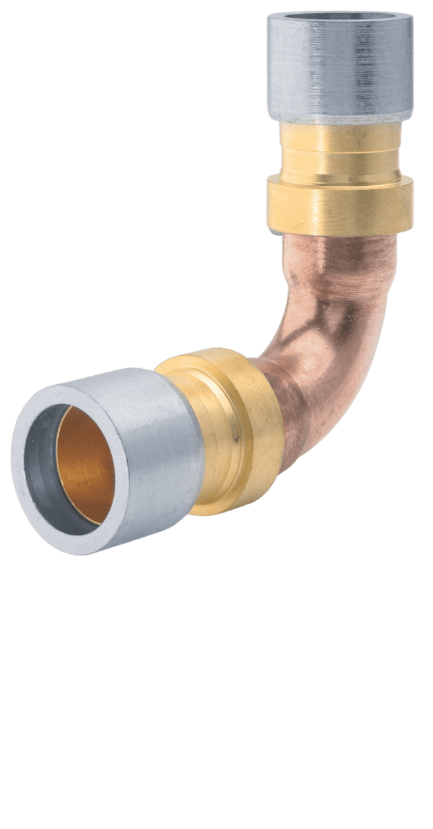 Медно коляно 90° LOKRING - ORENDA THERM