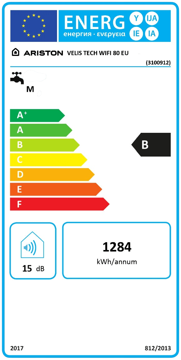 Мултипозиционен бойлер Ariston VELIS TECH WIFI 80 EU - ORENDA THERM