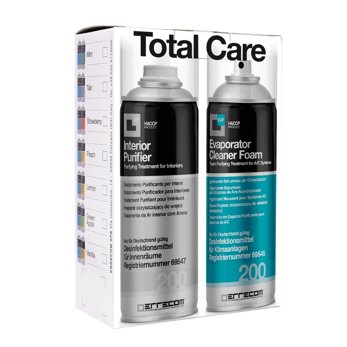 Препарат за почистване на автоклиматици TOTAL CARE 200 ML VANILLA - ORENDA THERM
