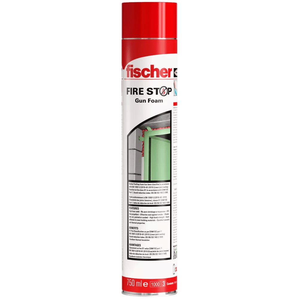 Противопожарна пистолетна пяна fischer FireStop - ORENDA THERM