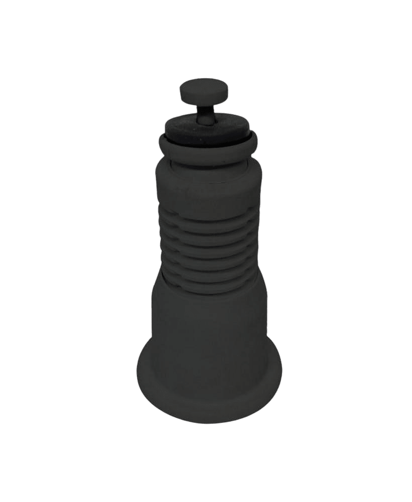 Регулируема подова стойка 4 бр., черна - ORENDA THERM