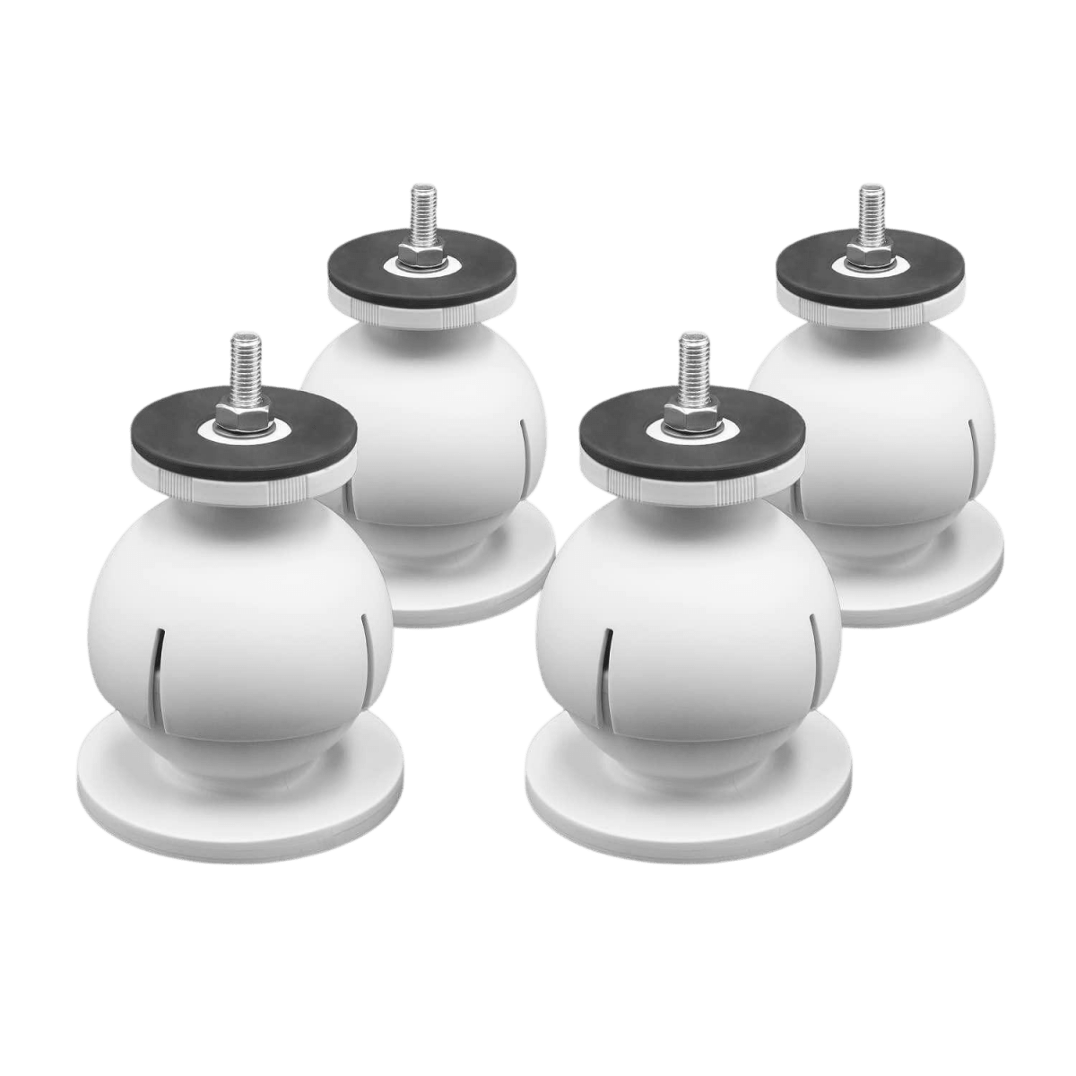 Регулируеми сферични стойки MINI STEADY WHITE (RAL 9016) 4 бр. - ORENDA THERM