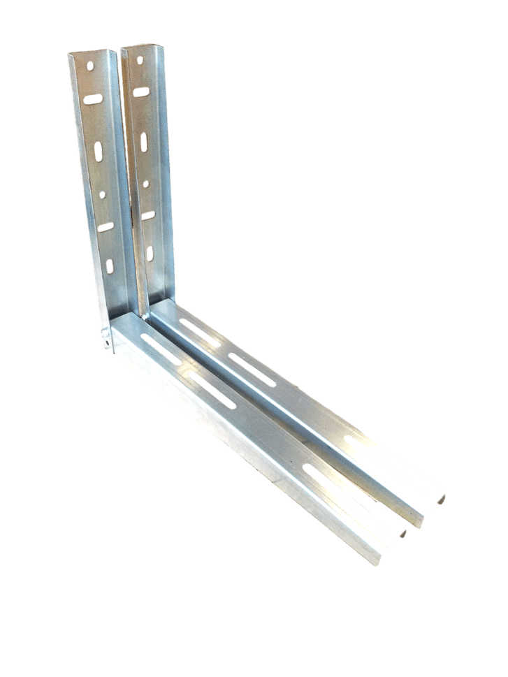 Стойка сглобяема 400/400 мм - 2мм, поцинкована, с к - т тампони - ORENDA THERM