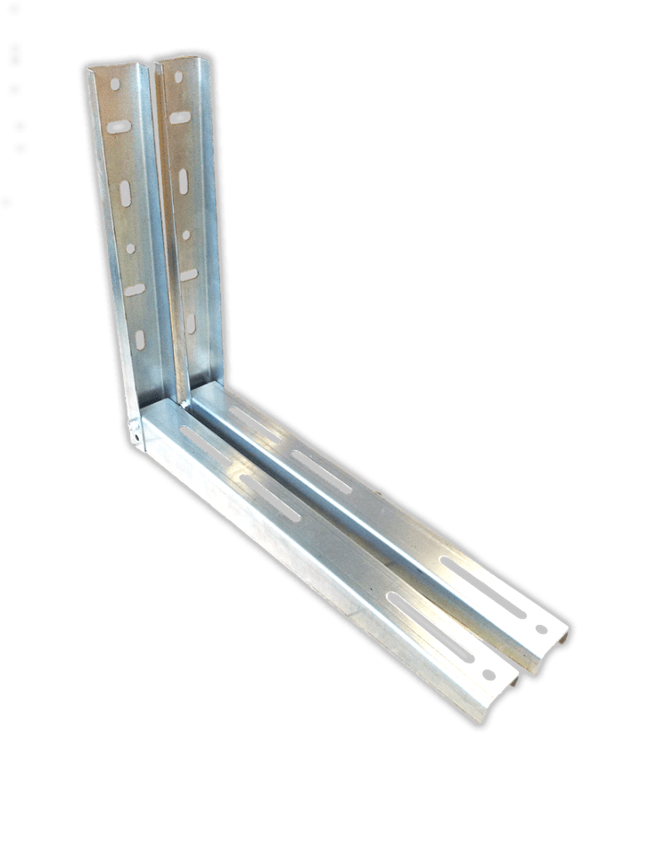 Стойка сглобяема 400/400 мм-2мм, поцинкована, с к-т тампони