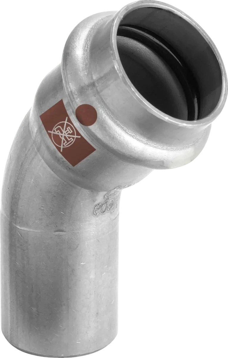 Temponox коляно - нипел 45° със SC - Contur ф15 - ORENDA THERM