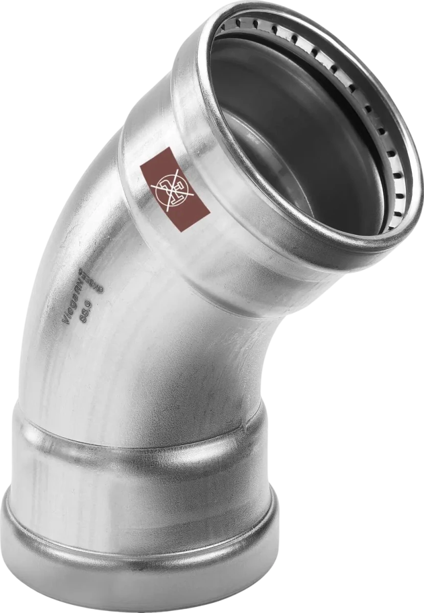 Temponox XL коляно 45° със SC - Contur ф88.9 - ORENDA THERM